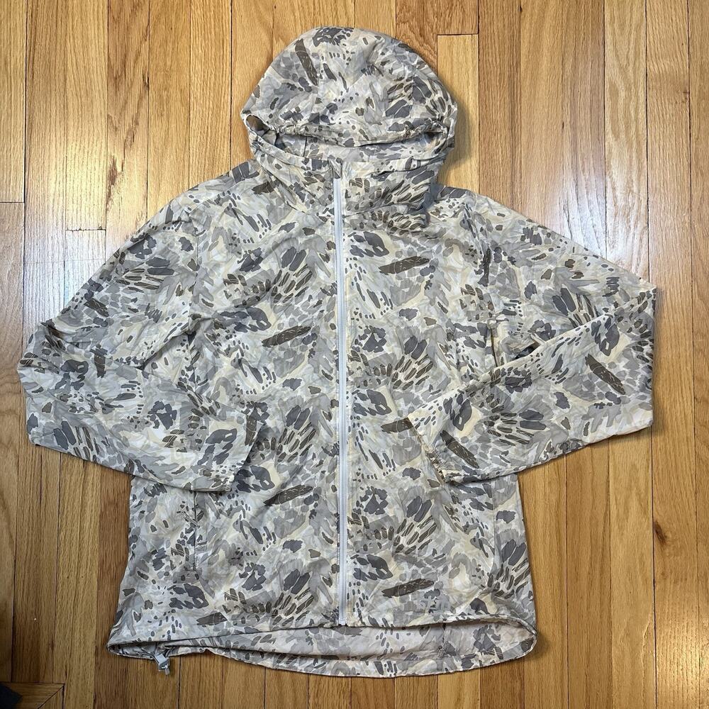 Stio Second Light Windbreaker Men’s Size XL Multicolor Pattern Hooded Jacket